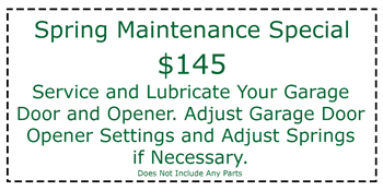 Spring Maintenance Special
